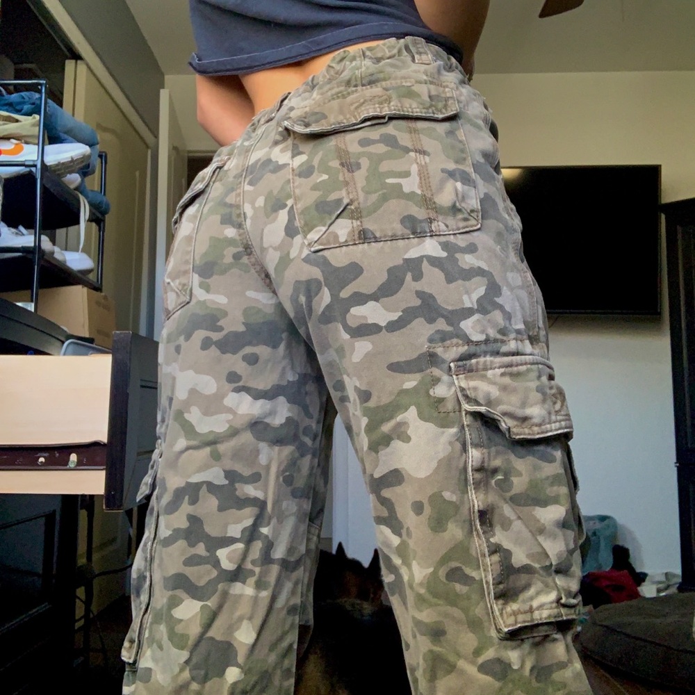 Camo cargo pants